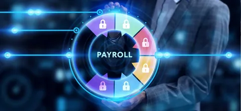 Payroll software showing RTI submissions, PAYE calculations and pension auto-enrolment management for small businesses.